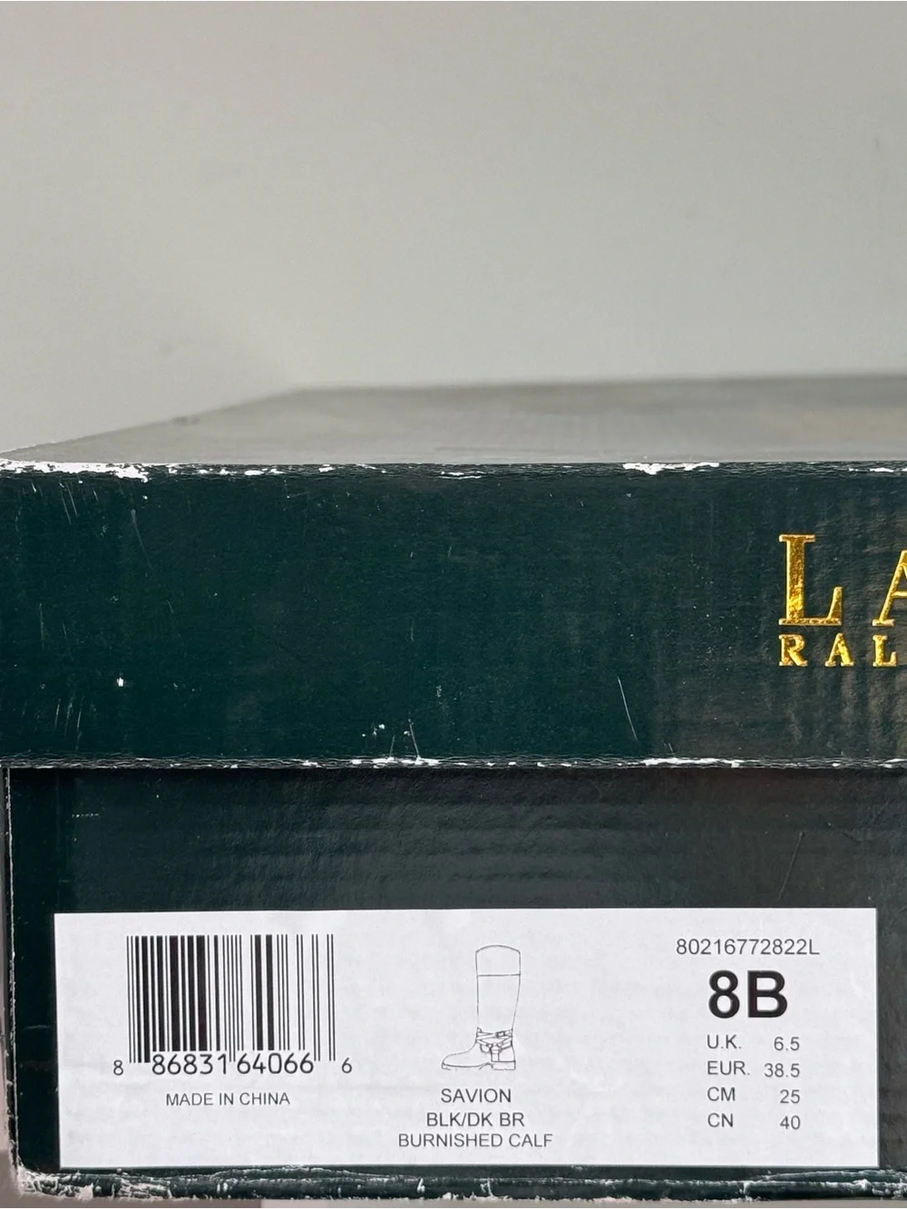Lauren Ralph Lauren Women’s 8 Savion 16” Riding Leather Boots Classic Equestrian